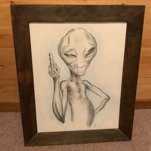 Paul drawling plus frame custom built 18 1/2 x 22 1/2 overall